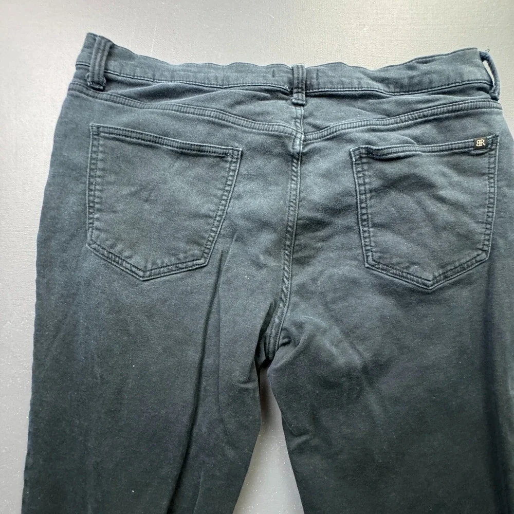Banana Republic Men's Size 36x30 Black Straight Fit Stretch Pants Classic Casual